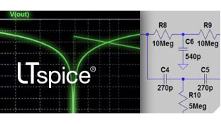 支持LTspice<sup>®</sup>的仿真电路
