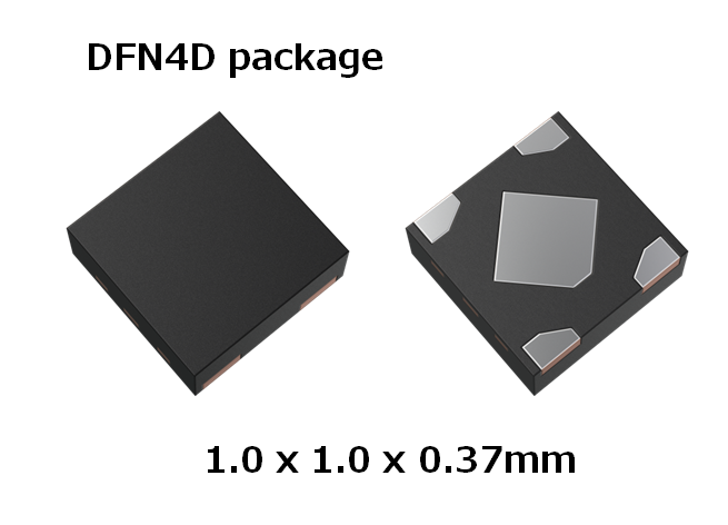 这是DFN4D封装的图片。