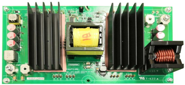 1kW全桥DC-DC转换器的外观照片