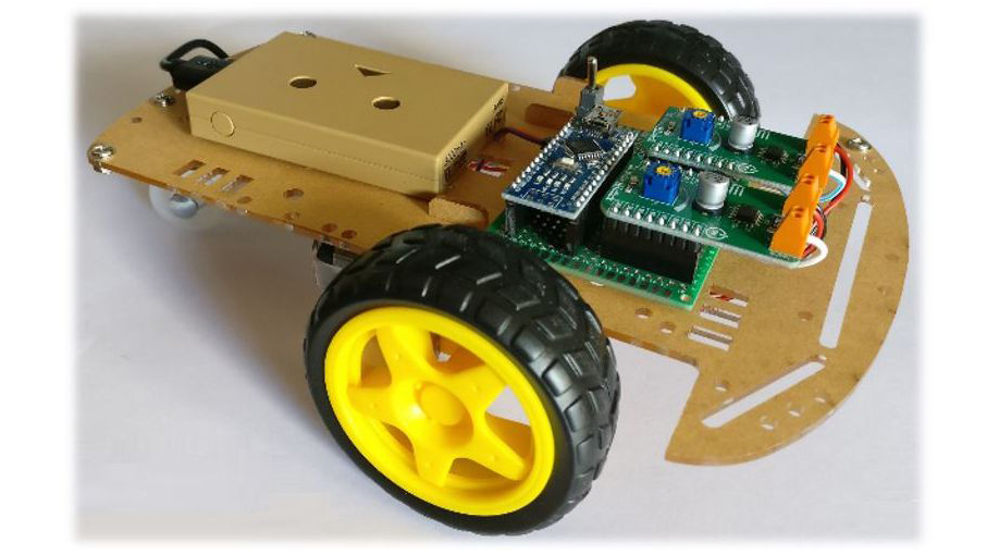DIY汽车图片：使用TB67H450FNG构建指南。