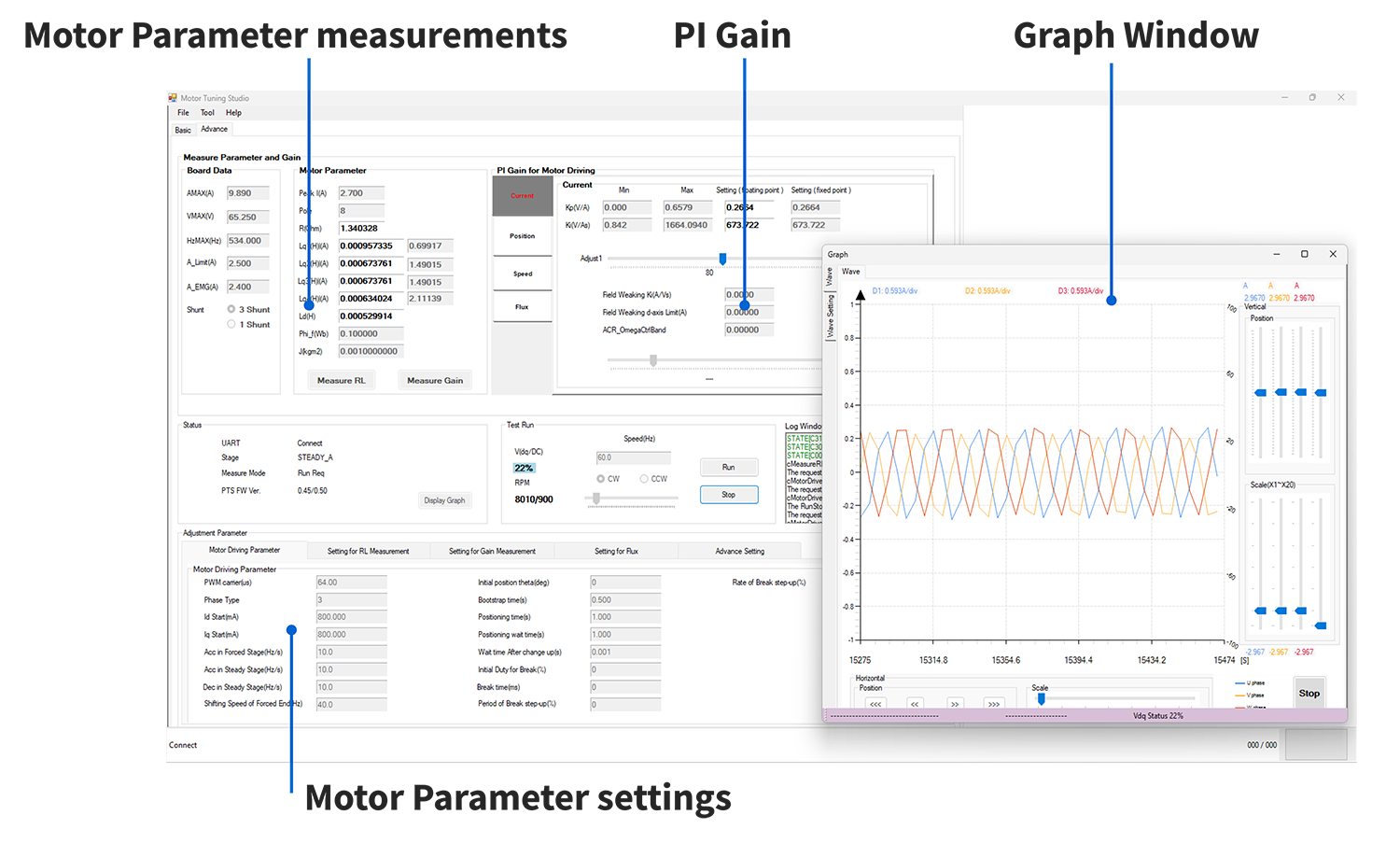 Image of Motor Palameter Tuning Tool